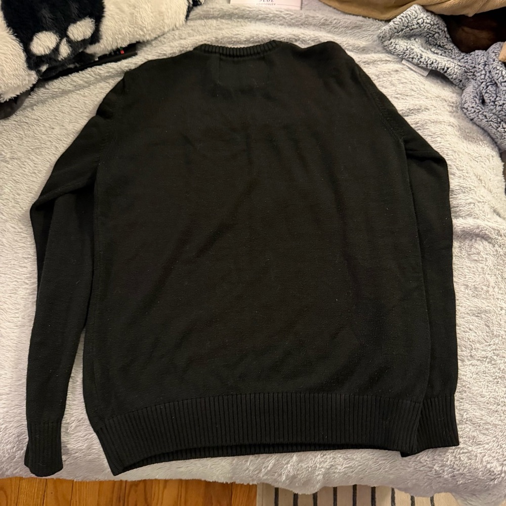 Sub Pop Seattle Knit Logo Crewneck Sweater Acrylic Knit 2015 Black Sz Small - Picture 4 of 6